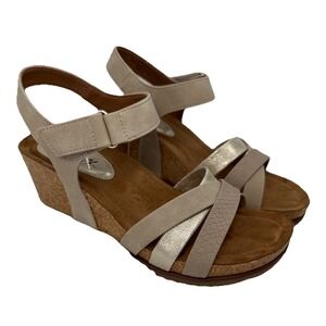 Eurosoft Talia Wedge Sandal Women's 6.5‎ Taupe